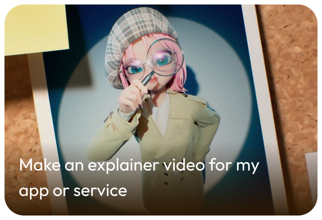 Make an explainer video for my app or service